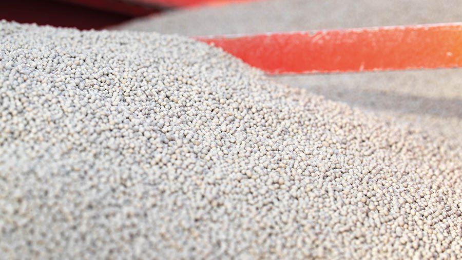 Close-up of ammonium nitrate