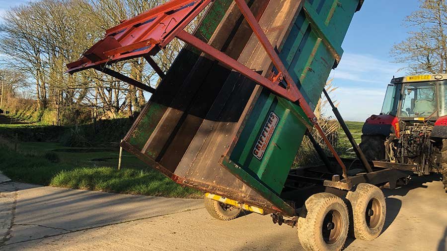 Auto trailer tailgate