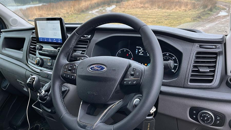 Ford Transit Trail van interior