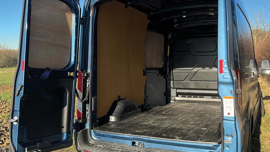 Ford Transit Trail van load area