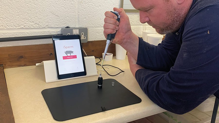 preparing semen for analysis