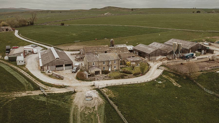 Aerial view of Hesper Farm