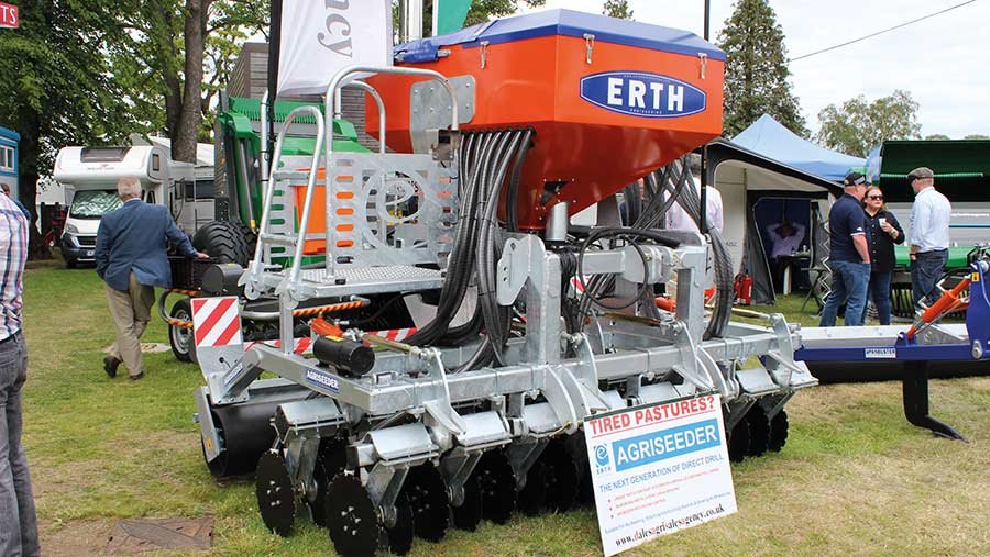 The Erth Agriseeder direct drill 