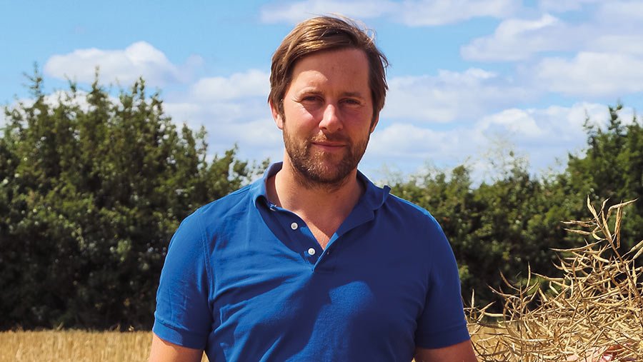 Tom Martin in OSR field