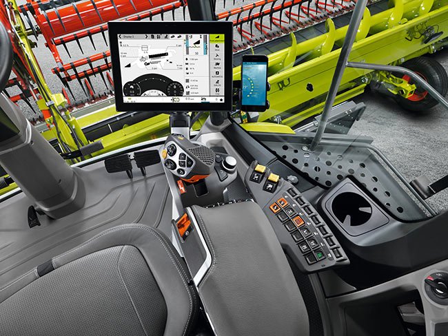 Claas Lexion controls