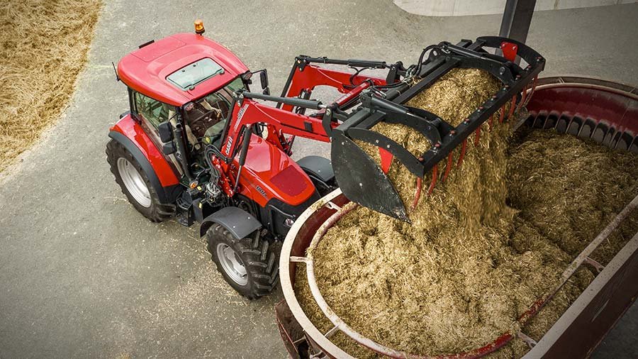 case ih farmall with loader