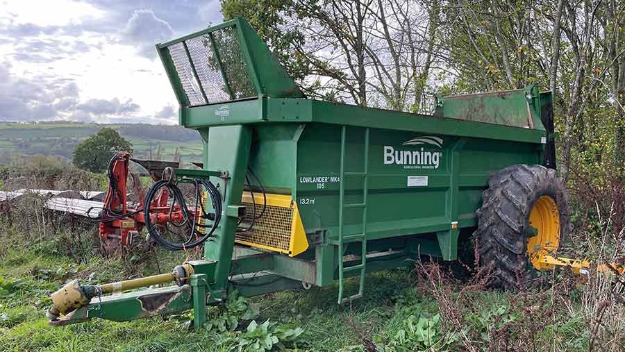 Bunning Lowlander muckspreader