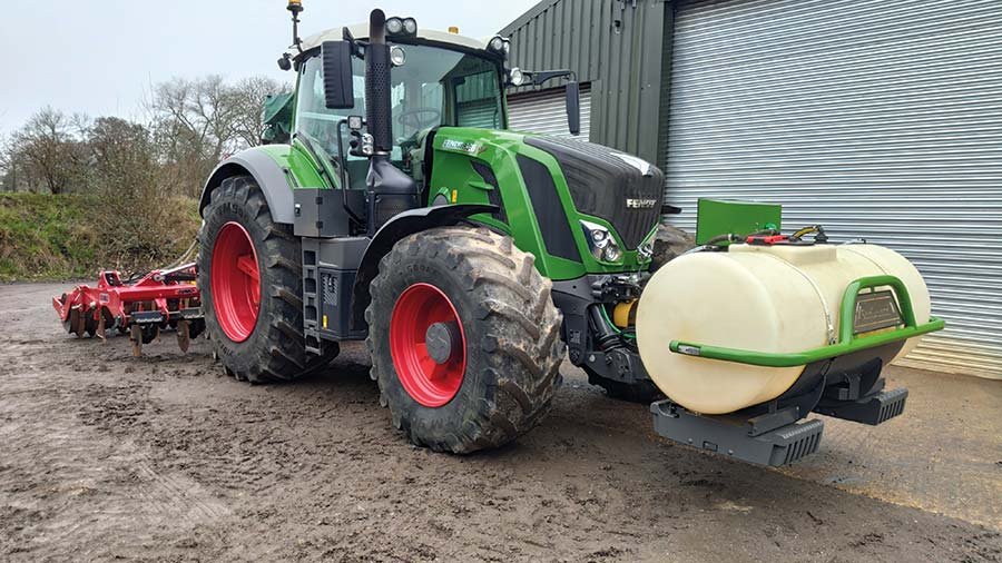 Derek Howard's starter fert applicator