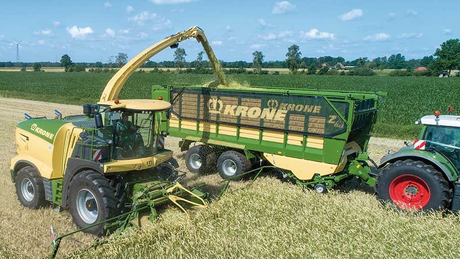 Krone’s new Big X 980 forage harvester 