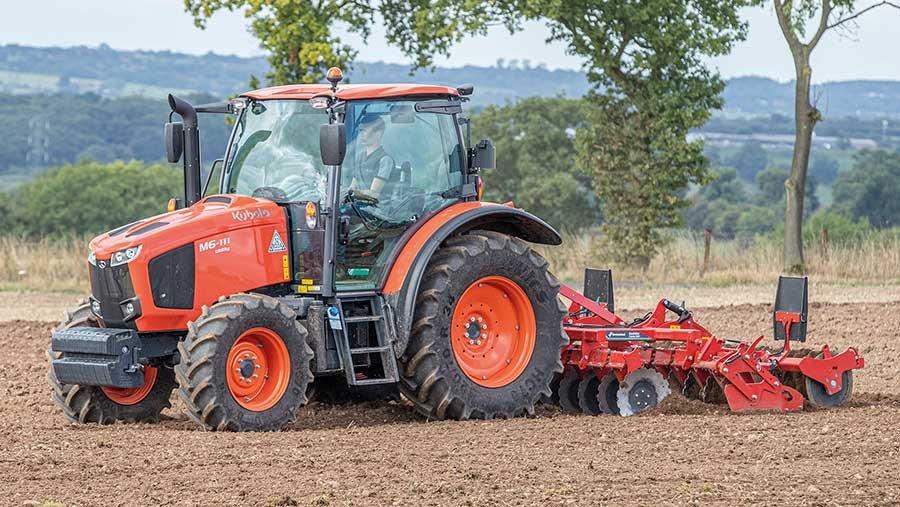 Kubota’s M6001 Utility tractors 