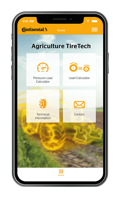 Continental Agriculture TireTech App