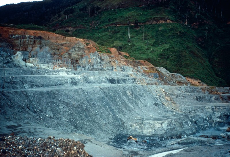 Open-Pit Gold Mine in Papua New Guinea