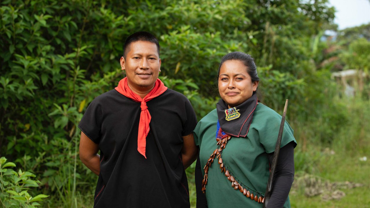 Alex Lucitante and Alexandra Narvaez, Goldman Prize winners for South and Central America in 2022.