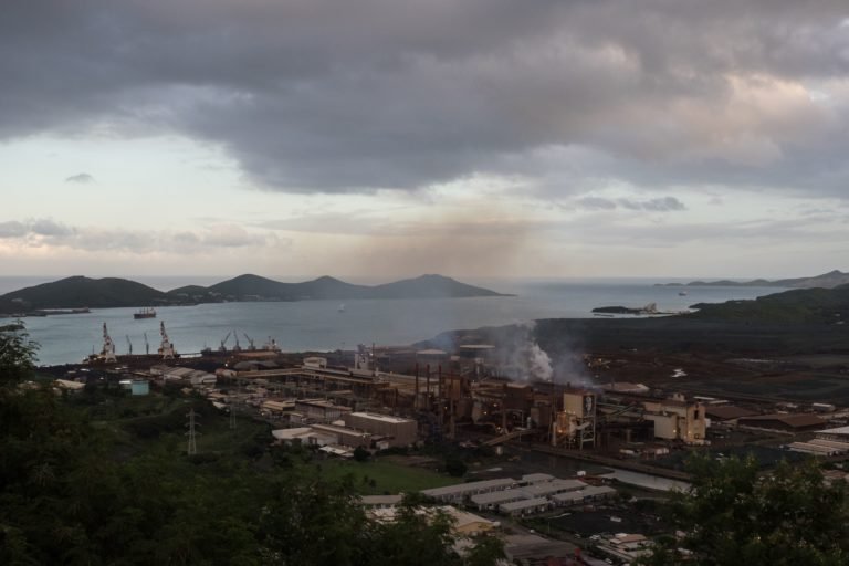 A nickel processing cente in Noumea, New Caledonia's capital and largest city. Image courtesy of Lachie Carracher.