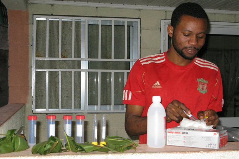 Anthony Agbor, co-author of the study and field site manager at several PanAf sites