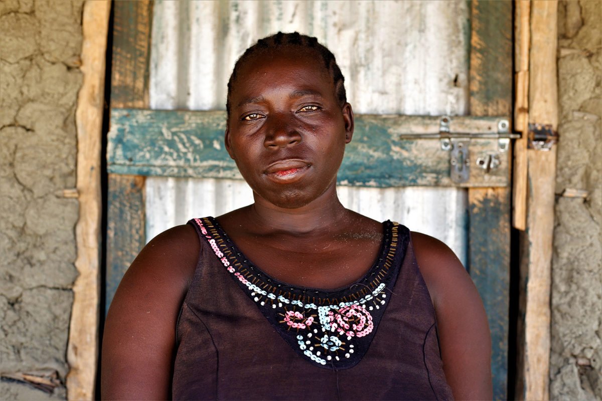 Kahunda Charo at her home in Marereni