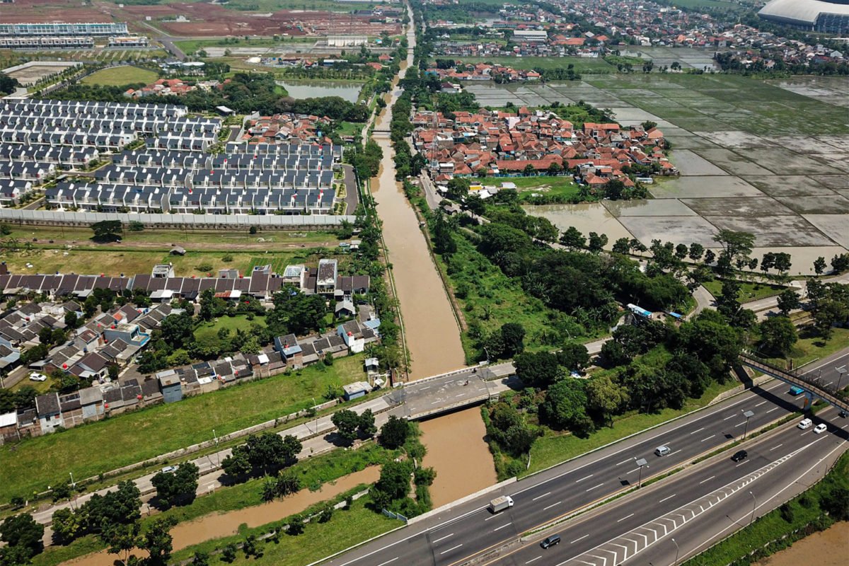 A tributary of the Citarum