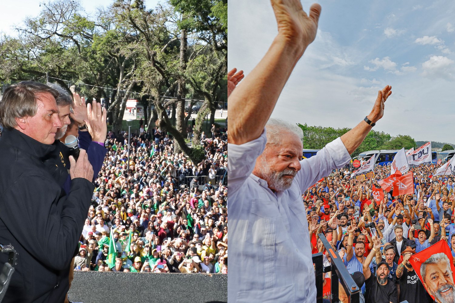 Bolsonaro and Lula are in a technical tie in the Legal Amazon states.