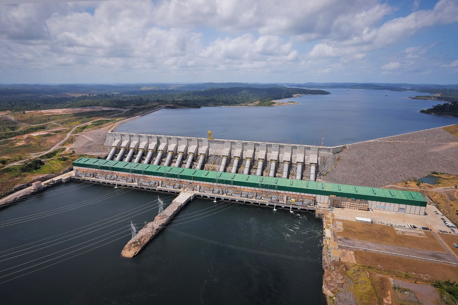 The Belo Monte hydroelectric dam