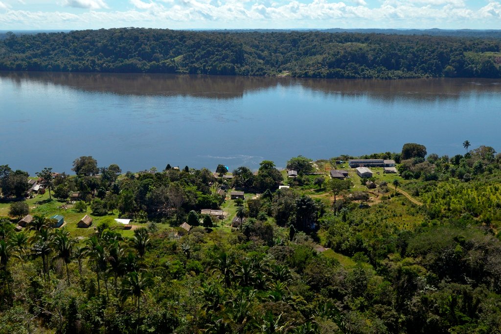 The Juruena river. 
