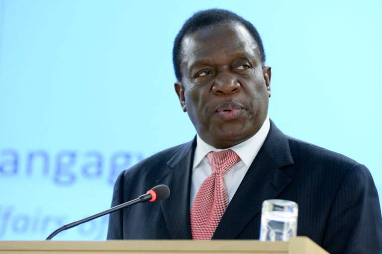 Emmerson D. Mnangagwa during the High Level Segment of the 25th Session of the Human Rights Council. 5 March 2014. Image by Jean-Marc Ferré for UN photo via Flickr (CC BY-NC-ND 2.0).