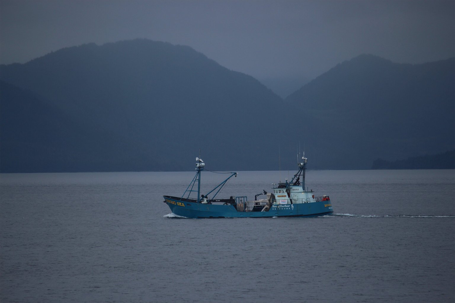 A fishing boat on Bering Sea.