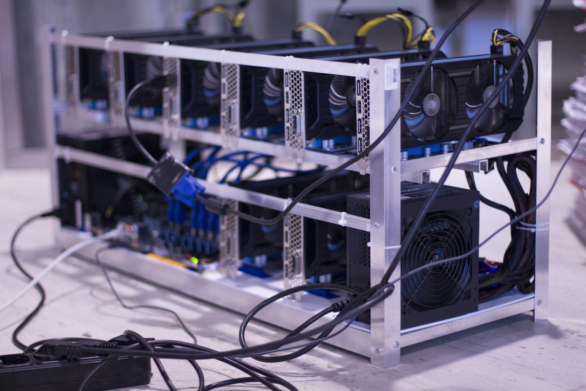 Bitcoin miners use specialized computers, or "rigs," to compete on complex math problems, hoping to be the first to verify transactions and earn Bitcoin as a reward. Photo by rebcenter-moscow on Pixabay.